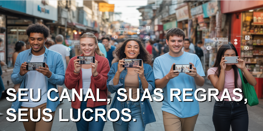 Crie seu Canal de Vídeos e Ganhe dinheiro gravando vídeos no seu bairro!